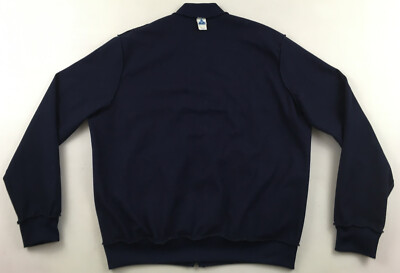 Le Coq Sportif 1980s track top jacket tennis navy glossy made