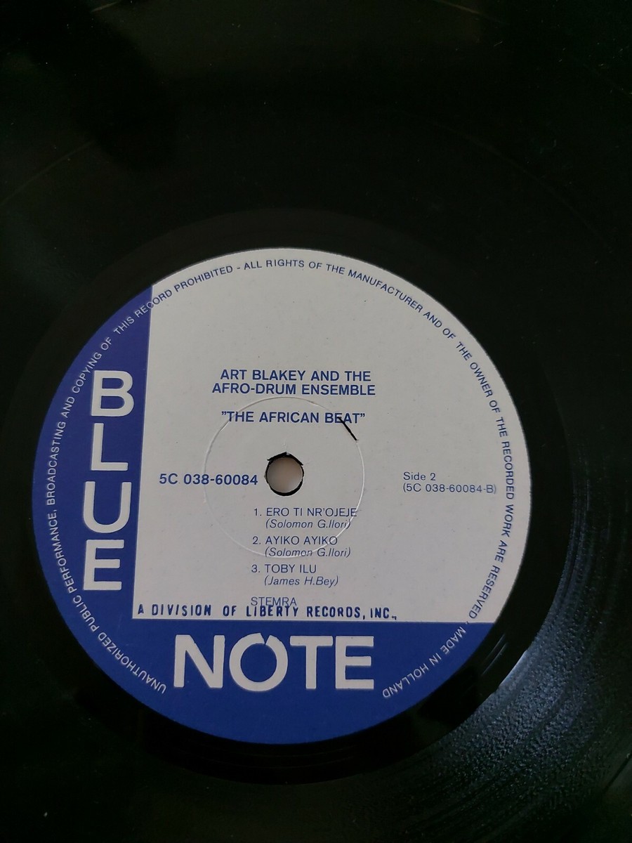 Art Blakey & The Afro-Drum Ensemble ‎– The African Beat ( LP Blue