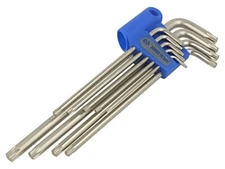 32808MR HEX SET 9 pcs. 1123 - TORX EXTRA LONG T10 - T50 KING TONY
