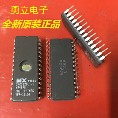 MX27C512DC-70 27C512 512KBIT UV EPROM CDIP28 X 2PCS NEW #F22 MX27C512DC-70 27C512 512KBIT UV EPROM CDIP28 X 2PCS NEW #F22