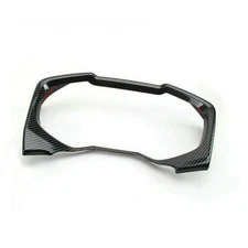 Carbon Fiber Print Center Dashboard Frame Trim Cover Fits 19-24 RAV4 Prime