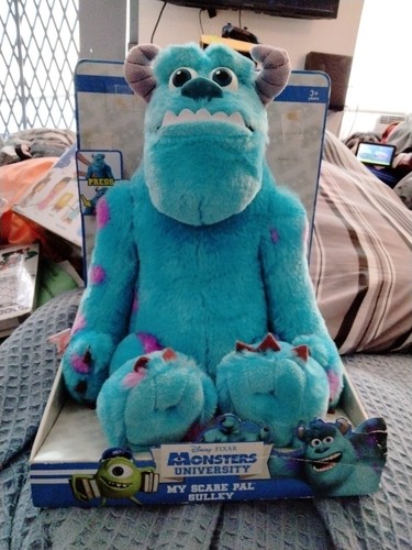 Monsters University - My Scare Pal Sulley animiertes Plüschtier Puppe brandneu! - Bild 2 von 2