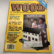 Better Homes  Garden Wood Magazine : April 1990 : Issue  34 1039 