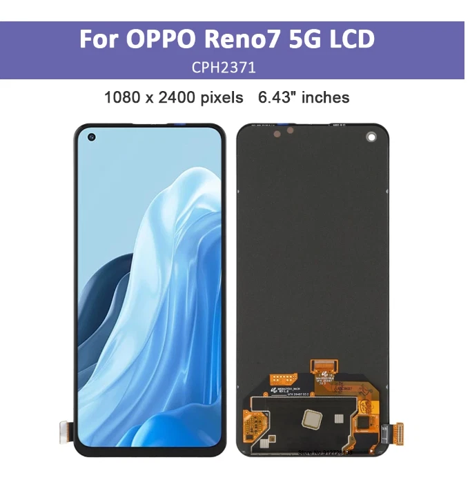 For OPPO Reno7 5G LCD CPH2371 LCD Display Touch Screen Assembly