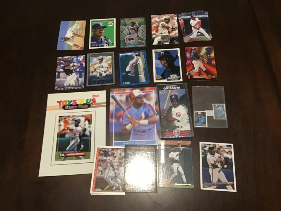 MARQUIS GRISSOM Oddball Insert & Regular issue Baseball EXPOS YOU CHOOSE - Image 3 of 4