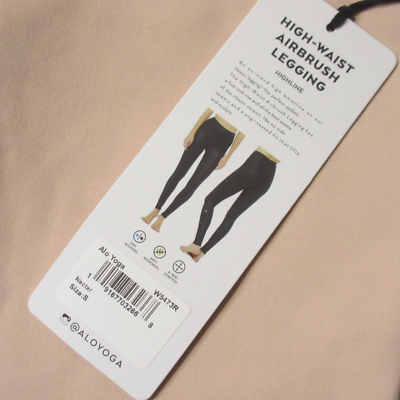 Alo Yoga High-Waist Airbrush Legging in Nectar Stretch Workout S
