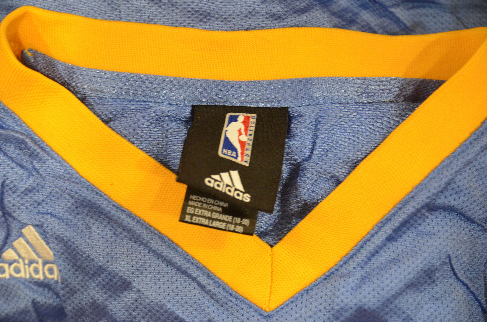 Adidas Denver Nuggets #1 Chauncey Billups NBA Jersey Kids XL 18-20 Powder  Blue