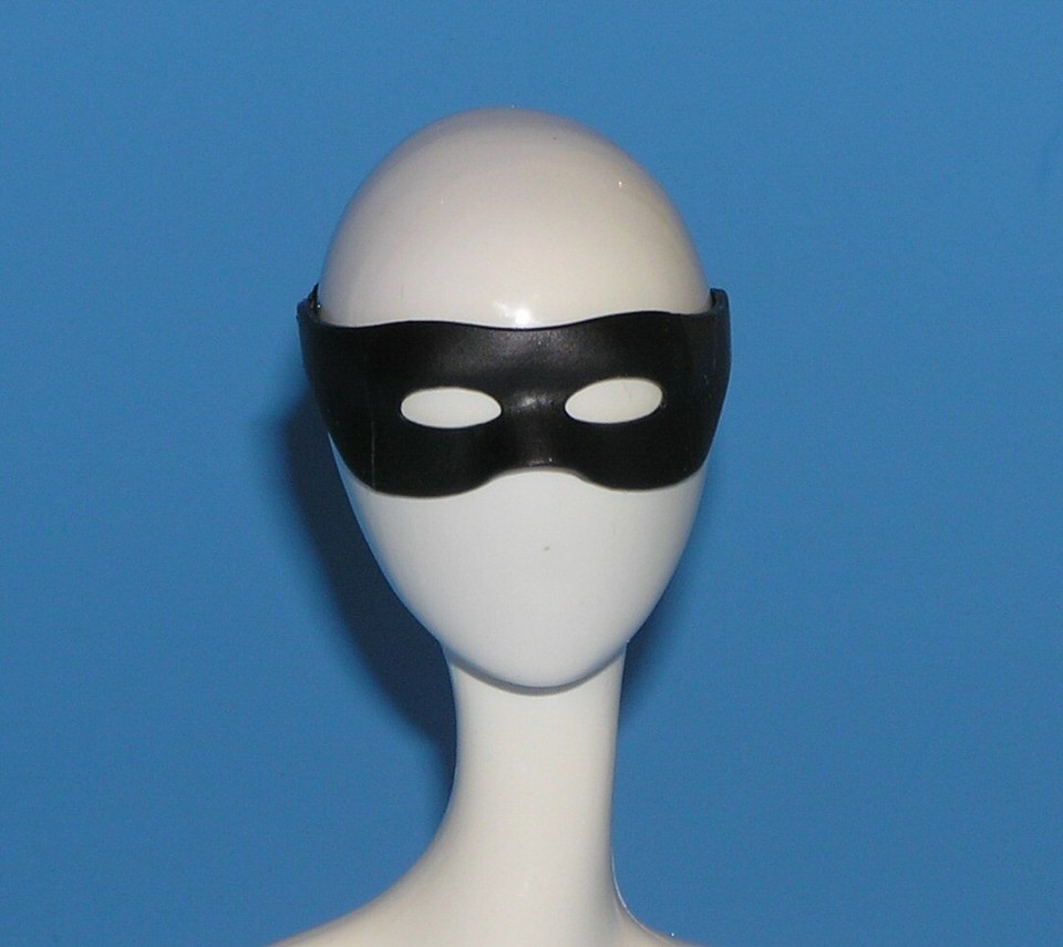 Costume Ladro Bandito Maschera Ranger Solitario Nera Zorro/Domino Per Travestimento Halloween, Carnevale O Feste A Tema Drone Mask