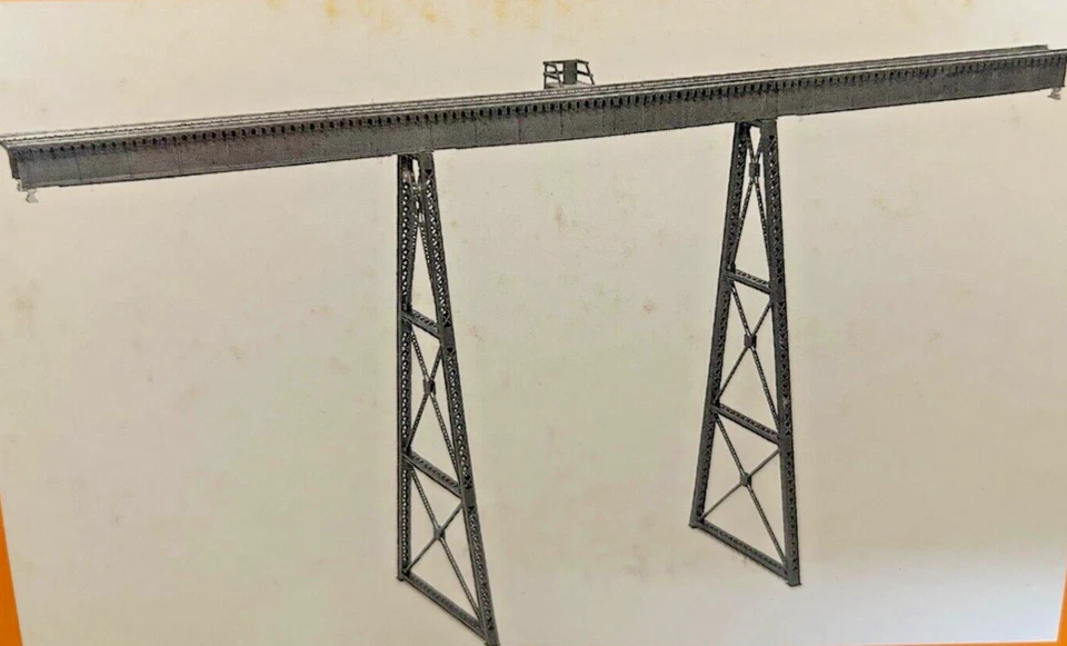 150 ft TALL STEEL VIADUCT BRIDGE - LIGHTWEIGHT HO Scale -PLASTIC KIT 75513 - NEW - Image 2 of 4