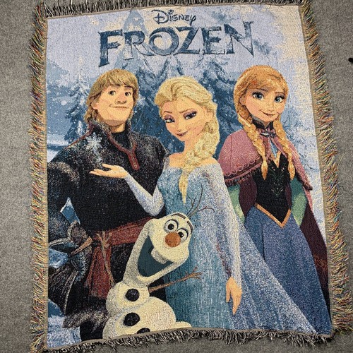 Walt Disney Frozen Wohndecke 43x53 mehrfarbig gewebt - Bild 1 von 8