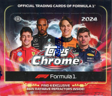 2024 Topps Chrome Formula 1 Qualifying Lap Sealed Hobby Box 16 Packs F1 Racing