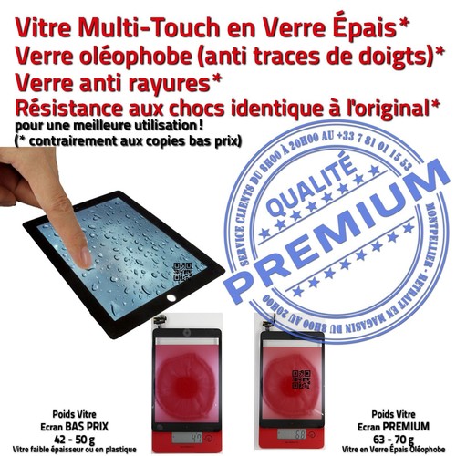PACK Vitre Tactile iPad MINI A1600 Noir Écran Verre PREMIUM Assemblé Outils IC - Photo 3/9