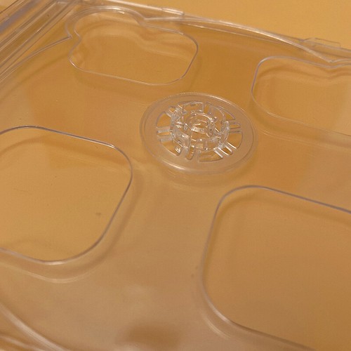 Empty CD Case PP Plastic Milky Transparent CD Case CD Case Capacity 2 Discs - Picture 5 of 7