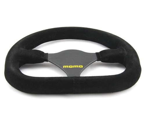 Momo Wildleder Sportlenkrad Modell MOD. 27 270mm schwarz universal steering whee - Bild 3 von 3