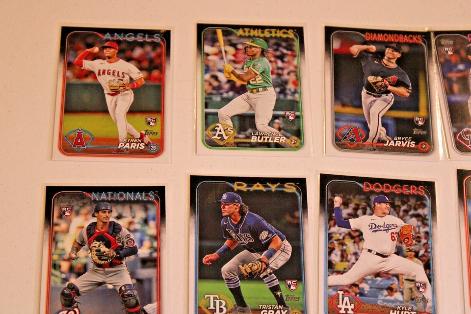 15 Cards Lot 2024 Topps Baseball Series 1 & 2 Rookies Lot E0010 eBay
