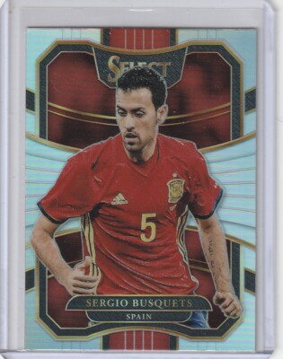 SERGIO BUSQUETS Spain 2017/18 Panini Select Terrace #32 Silver