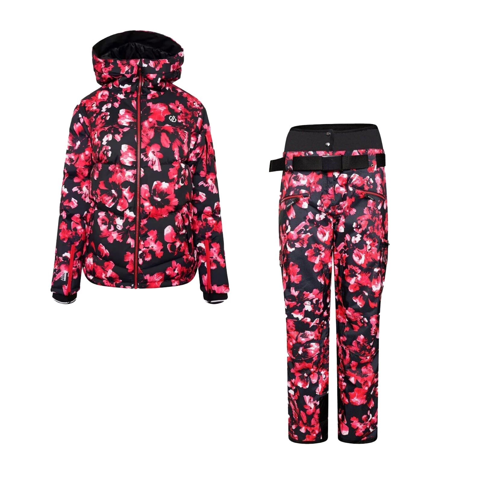 Dare2b Womens Quilted Snow Ski Waterproof Jacket & Salopette Set Suit RRP £350