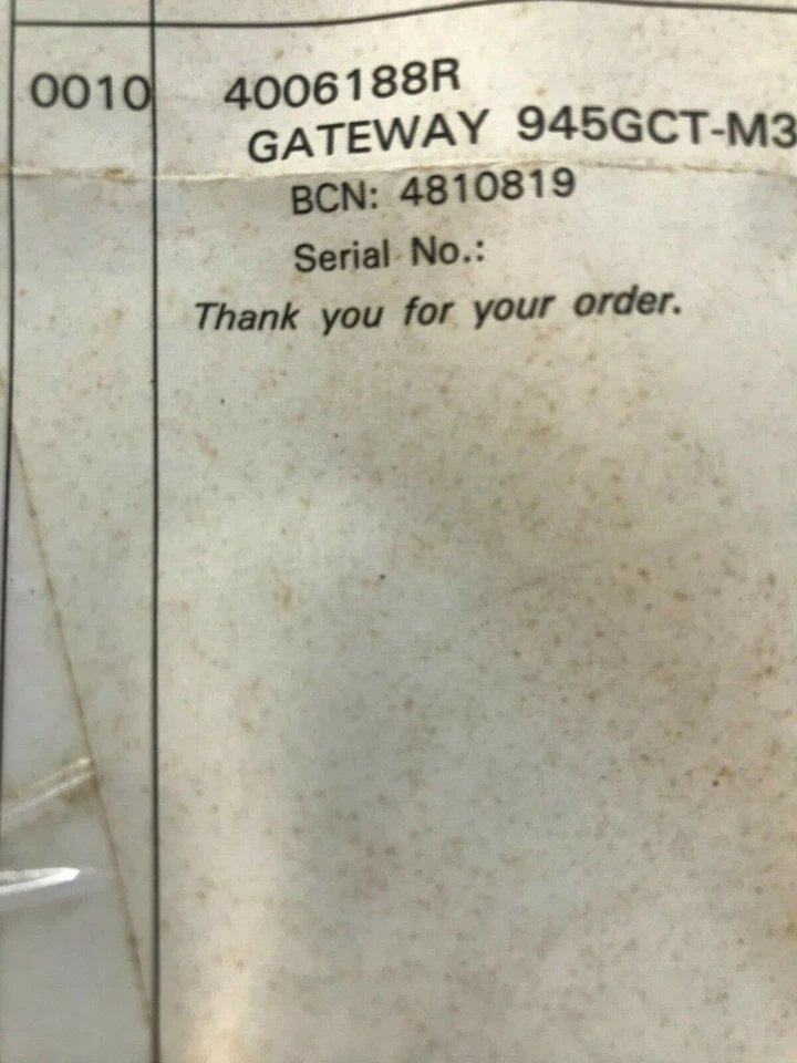 Gateway 945GCT-N LGA775 Desktop Motherboard 15-Q07-011002 - Image 2 of 3