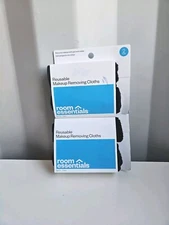 Reusable Makeup removing cloths Room Essentials 4 Pack, Brand New In Package 