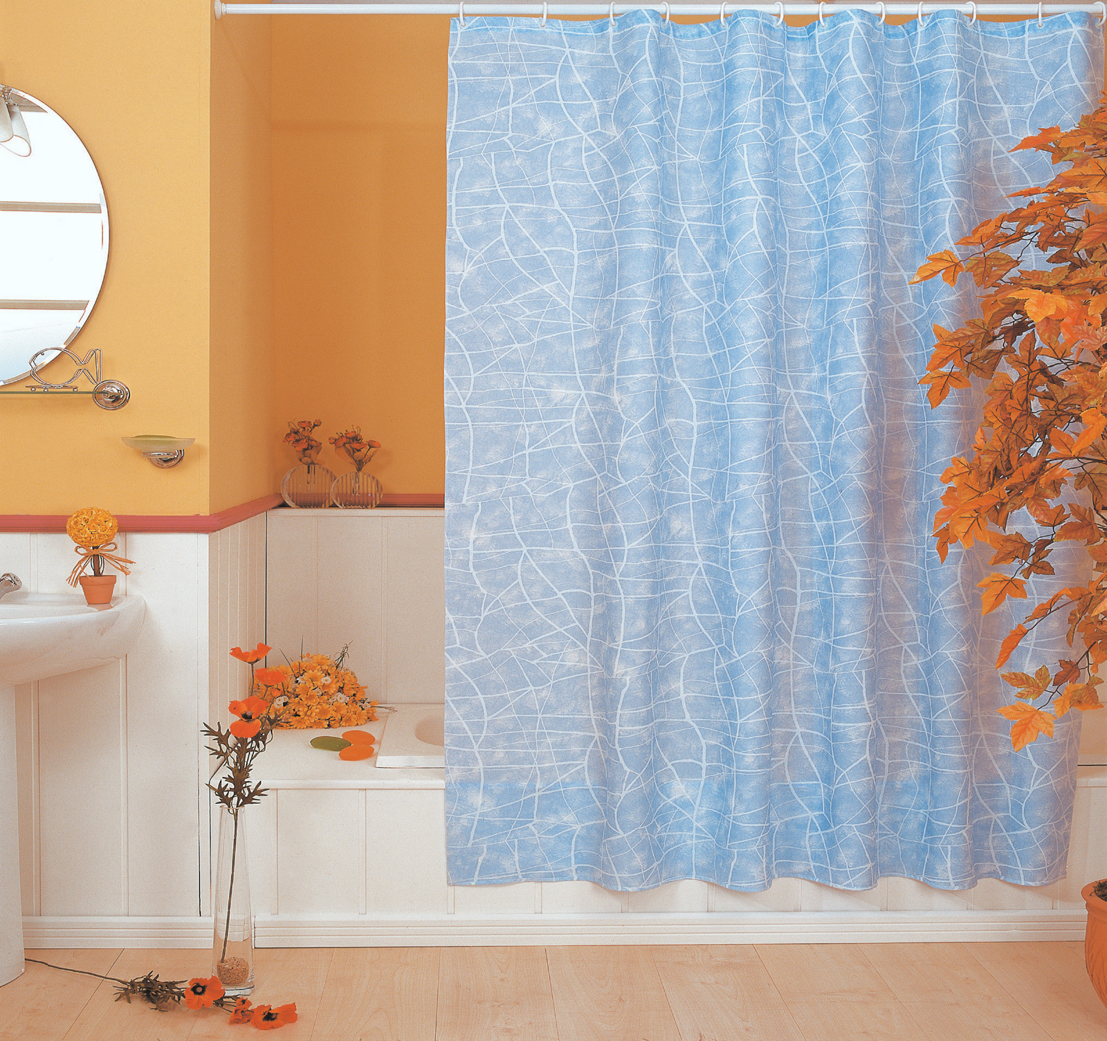 Extra Long And Wide Fabric Shower Curtain, Vast Selection 240 X 200cm