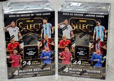 Panini Select 2025-26 Fifa World Cup  Blaster Exclusive 2 Boxes Factory Sealed