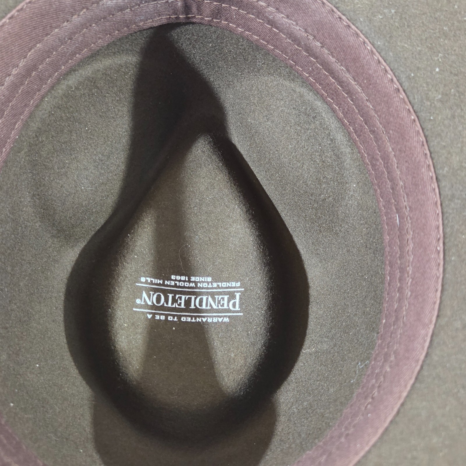 Pendleton 100% Wool Outback Hat Size Large - image 12