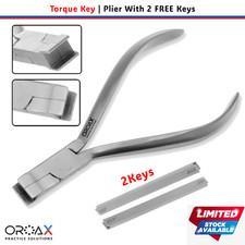 Orthodontic Torque Plier With Keys | Archwire Bending Torquing Placement OROAX™