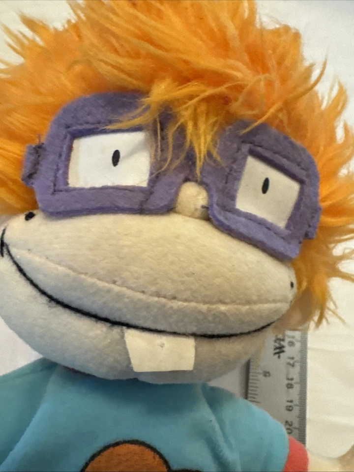 "Muñeco de peluche Nickelodeon Nanco vintage 2000 Chuckie Finster Rugrats 10""" Foto 3 de 4
