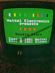 Tron Deadly Discs (Intellivision, 1982) Box, Manual, & Overlay Tested & Working!