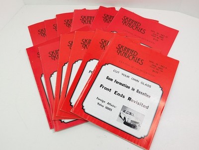 Skinned Knuckles Magazines Lot Of 12, 1992 Vol 16 Complete Year Set