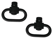 GrovTec US Heavy Duty 1.25in Push Button Swivel Set, Black, GTSW288