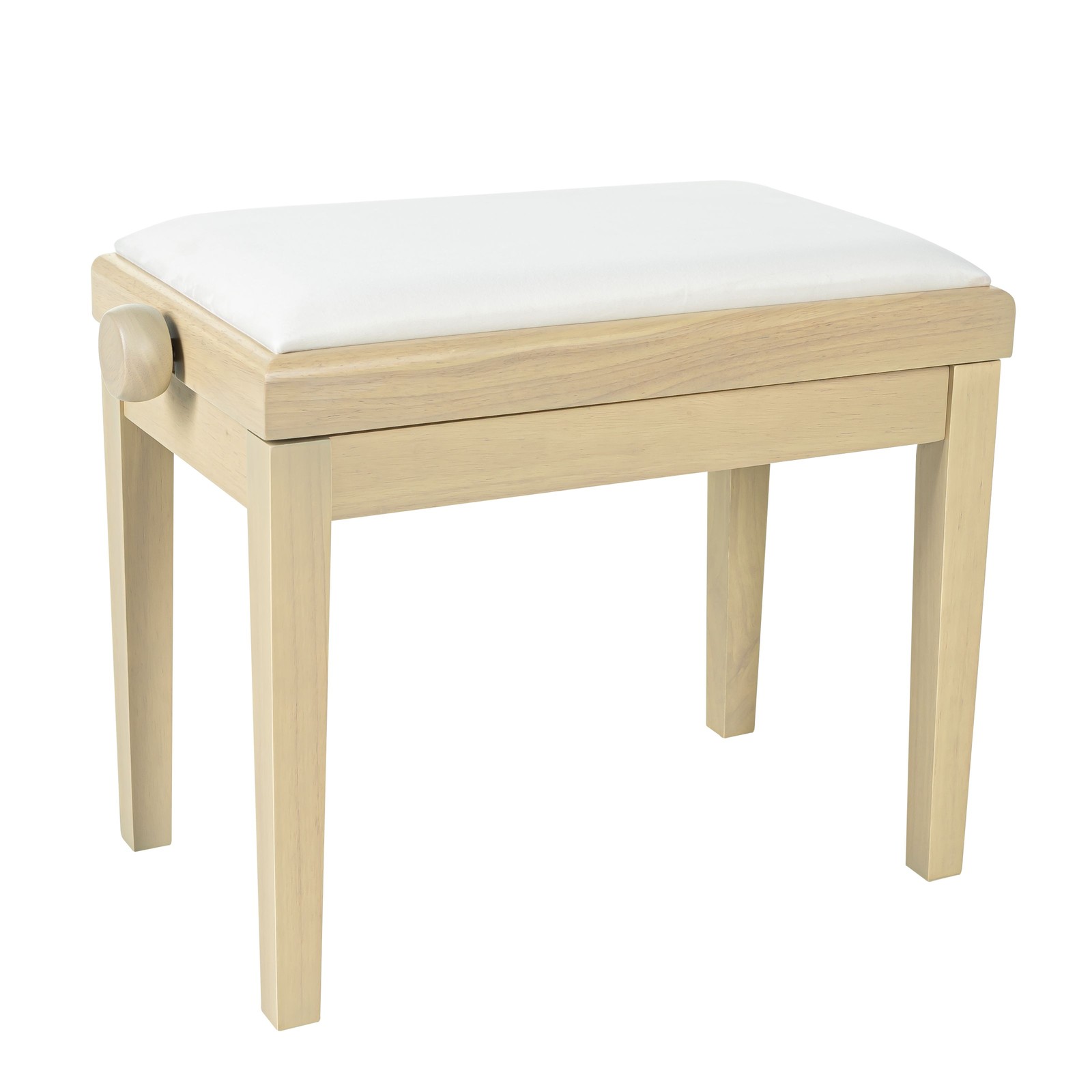 PB-10C WA Klavierbank Hhenverstellbar Wei Velour-Bezug Gepolstert 48-56cm Hhe 14890₽