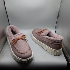 Skechers Cozy Ojai Moccasin Slippers Women's 9M Pink Mauve A251