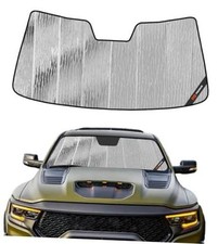 Windshield Sun Shade for Dodge Ram 1500 2009-2018, 2009-2018 Standard Silver