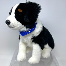 Australian Shepherd Border Collie Dog Plush Stuffed Animal TARGET Puppy 12"
