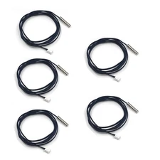 5PCS NTC 10k Thermistor Temperature Sensor Probe 3 Meter Waterproof Temp Sens...