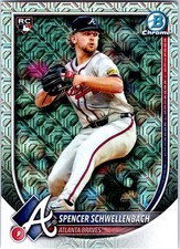 2025 Bowman #78 Spencer Schwellenbach Chrome Mojo Refractor