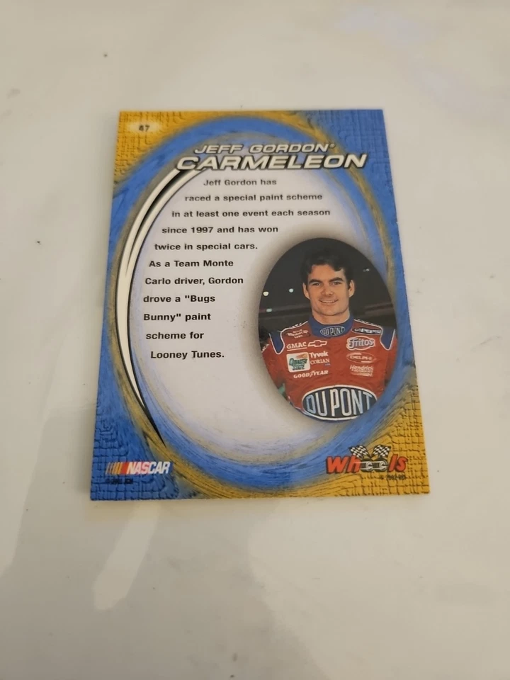Hogh Gear Wheels 2002 autografiado Jeff Gordon Carmeleon #47 Foto 3 de 4