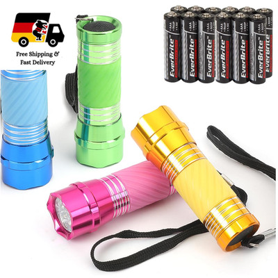 EverBrite Mini LED Taschenlampe 4-tlg. mit 12 AAA Batterien