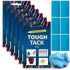 6-24pk Super Tough Tack Blue Tac 150g Reusable Handy Sticky Adhesive Putty Glue