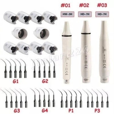 Dental Ultrasonic Scaler Fit Woodpecker EMS Detachable Handpiece/ Tips USA