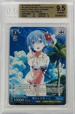 Weiss Schwarz Re:Zero Rem Light of Love RZ/S46-T43SP SP TD Foil Signed BGS 9.5