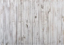 WOLADA 7x5FT Vintage Wood Backdrop Retro Rustic White Gray 7x5FT, 