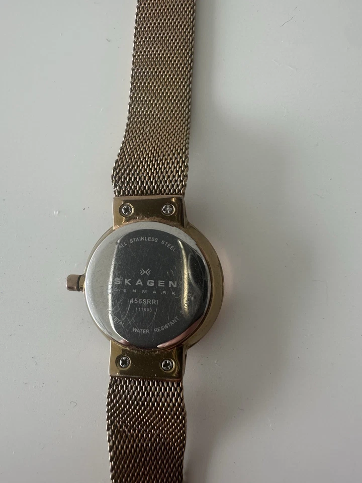 Skagen Leonora 25mm Steel Brown MOP Dial Ladies Quartz Watch 456SRR1 - image 2 of 4