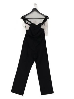 Reformation Damen Jumpsuit UK 6 schwarz Viskose