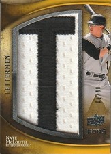 2009 Upper Deck Icons Lettermen #MN Nate McLouth/40 (Nate McLouth) 