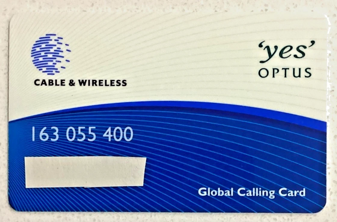 OPTUS CALLING CARDS X 3 DIFFERENT RELEASES