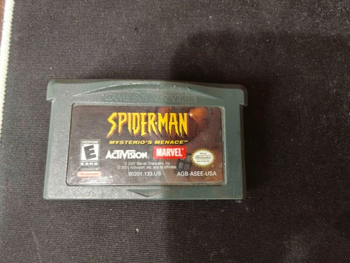 Spider-Man: Mysterio's Menace (Nintendo Game Boy Advance, GBA, 2001) Tested