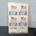 Vtg United States Flag & White House 8 Cent Stamps US Postage USPS MNH Set of 4