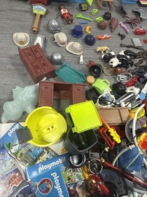 Vintage Playmobil Geobra Figures Mixed Lot VTG 90's Parts Accessories